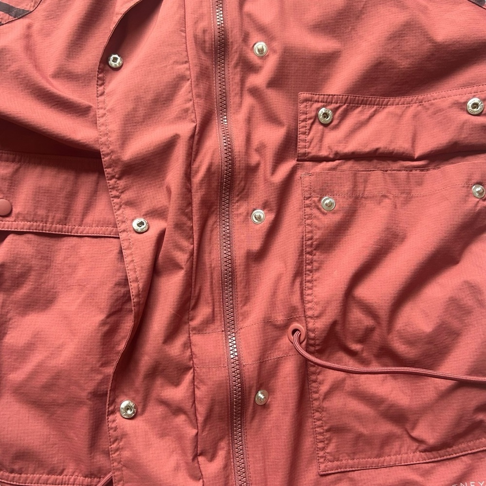 Adidas Stella McCartney Run ULT Jacket Windbreaker Clay Red size medium full zip - Picture 8 of 12